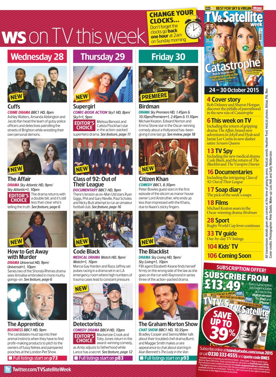 TV & Satellite Week Preview Pages