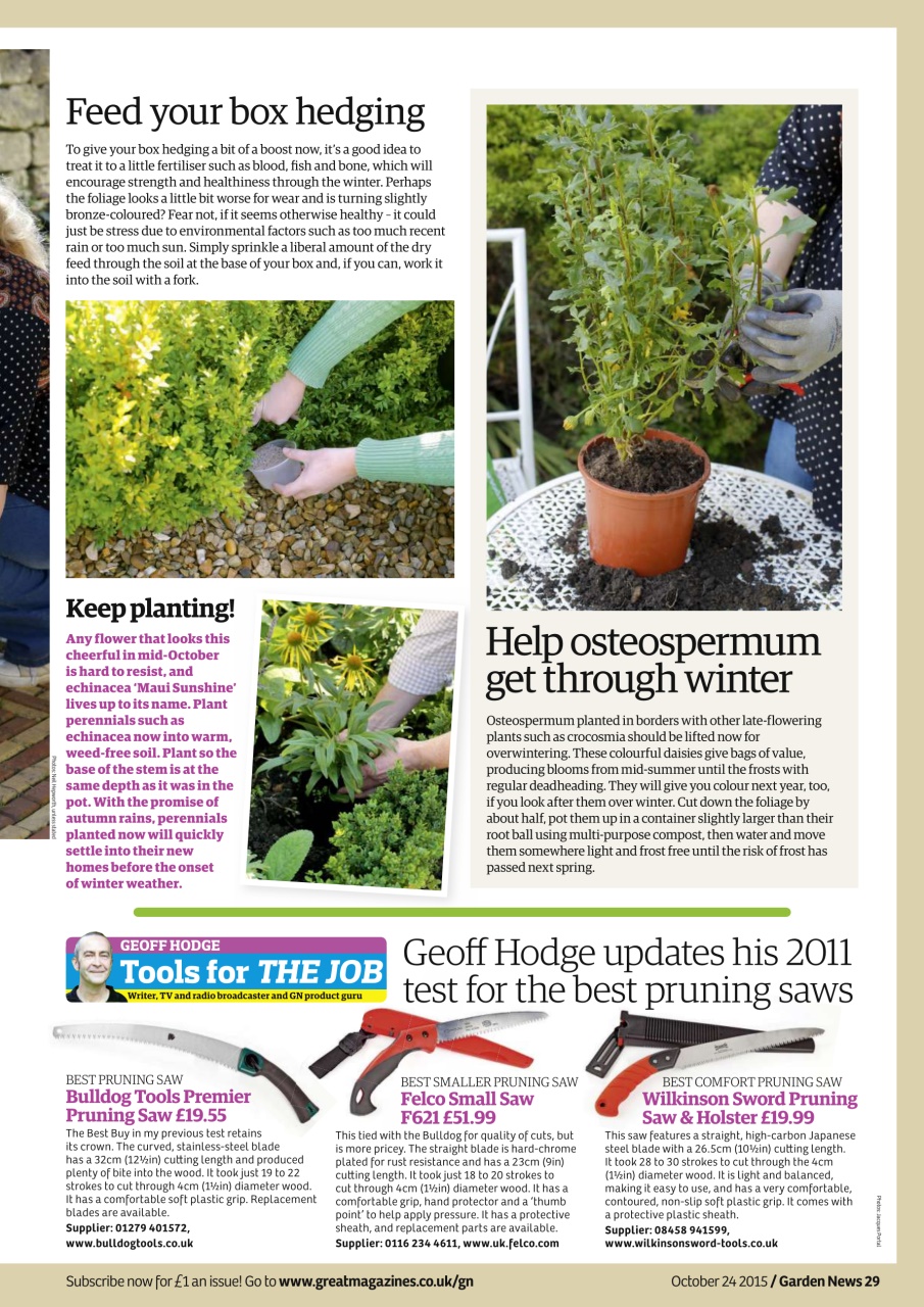 Garden News Preview Pages