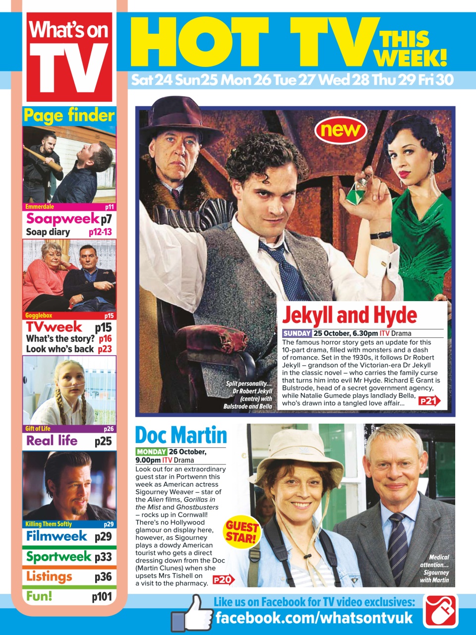 What's on TV Preview Pages