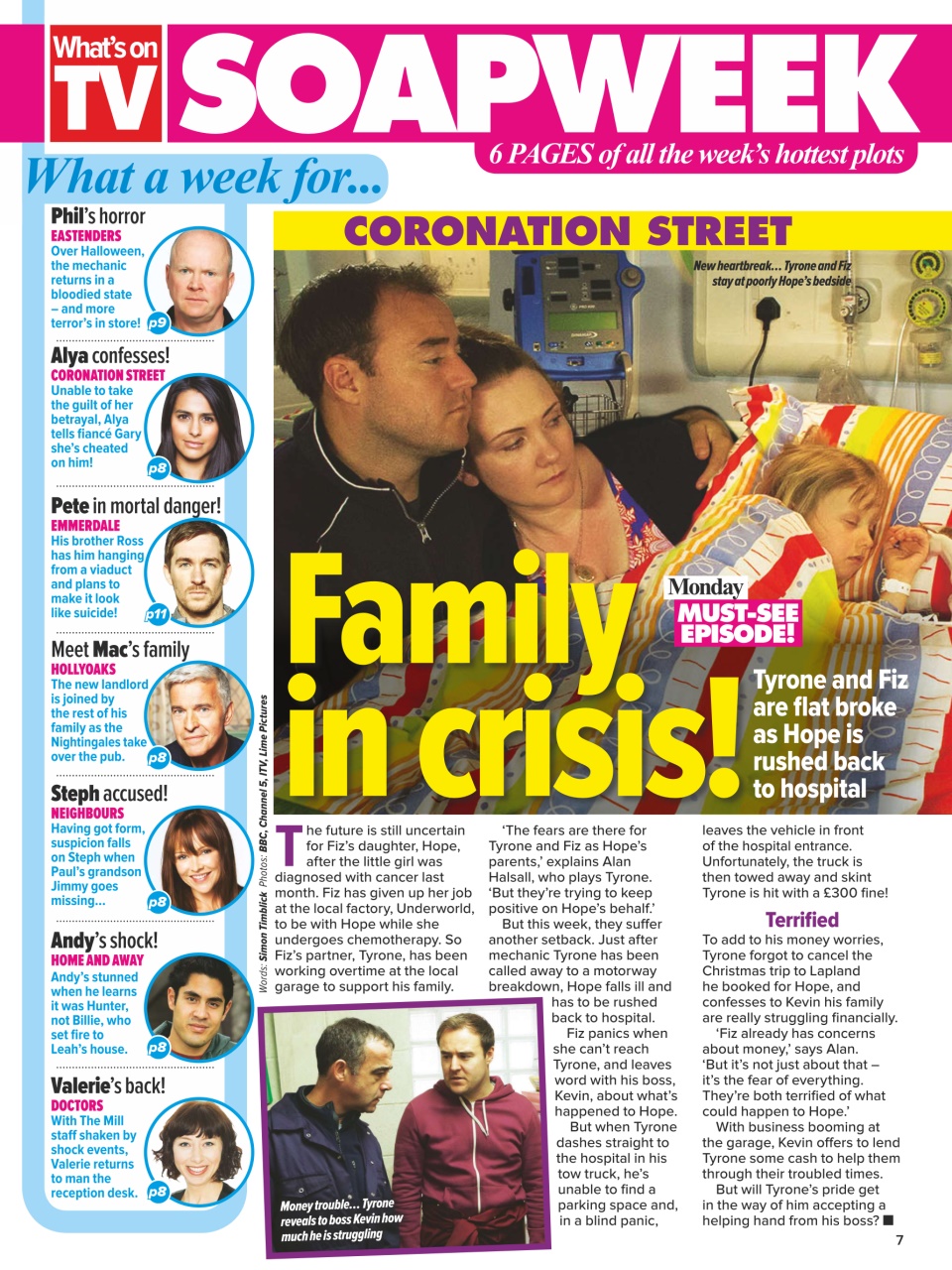 What's on TV Preview Pages