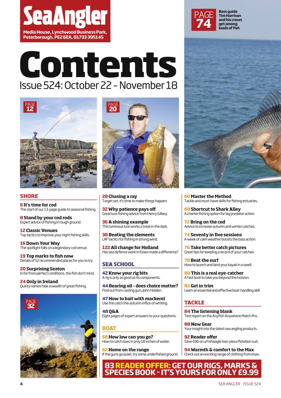 Sea Angler Preview Pages