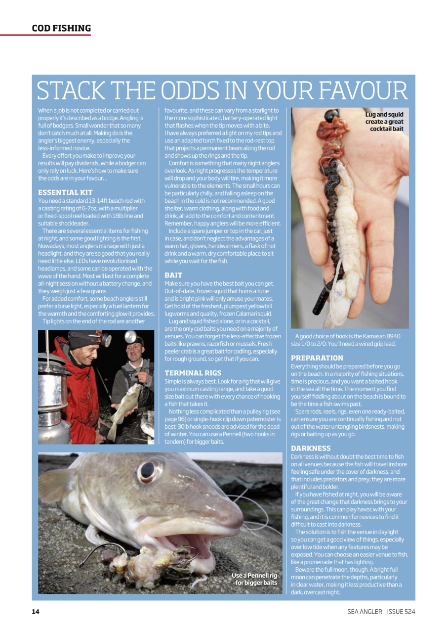 Sea Angler Preview Pages