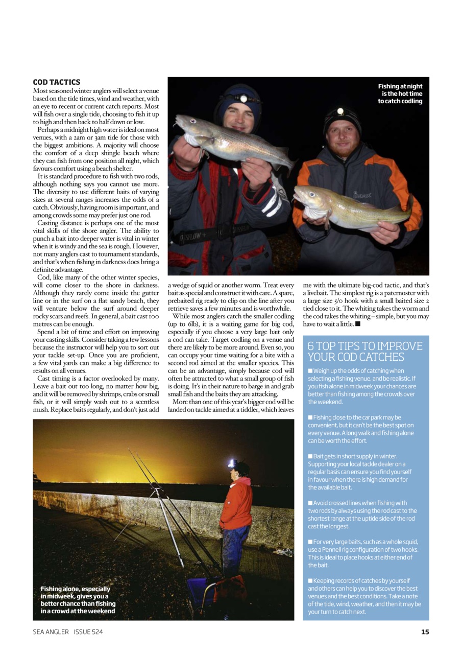 Sea Angler Preview Pages