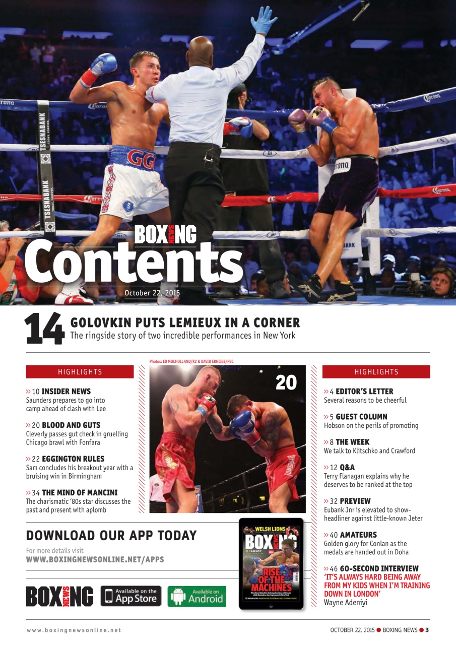 Boxing News Preview Pages