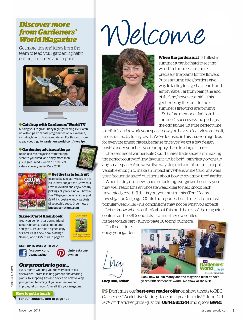BBC Gardeners’ World Magazine Preview Pages