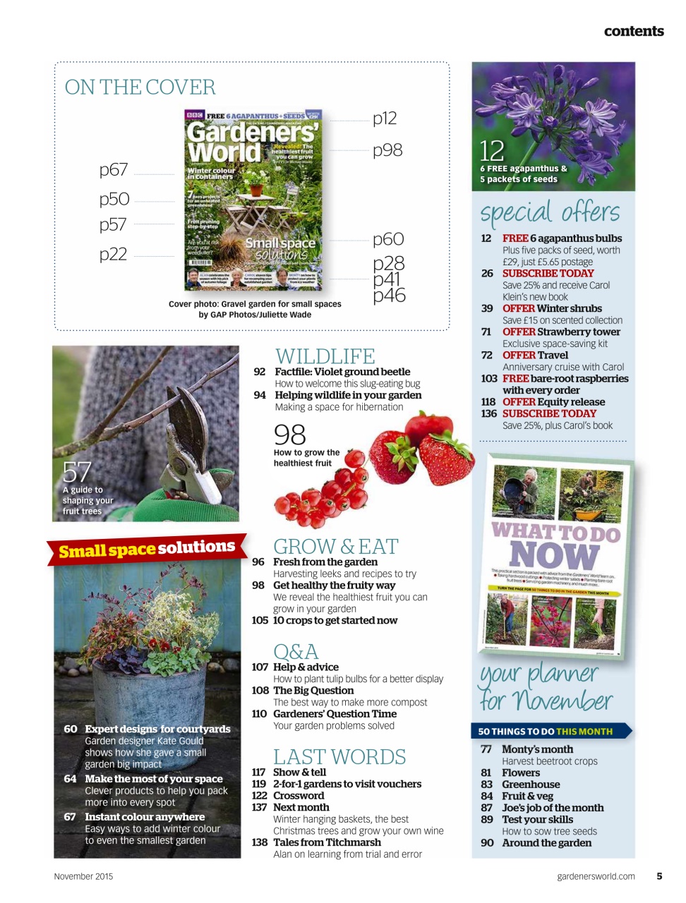BBC Gardeners’ World Magazine Preview Pages