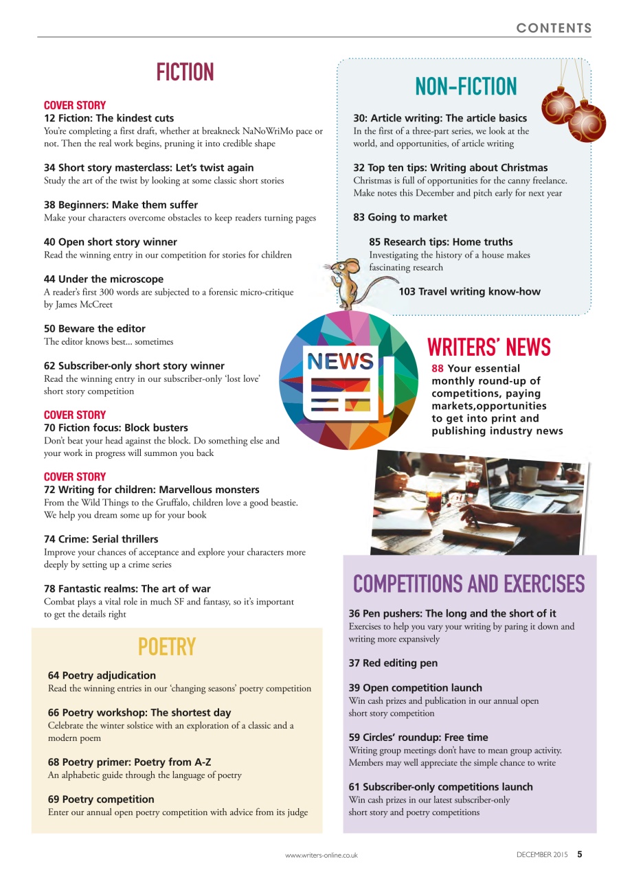 Writing Magazine Preview Pages