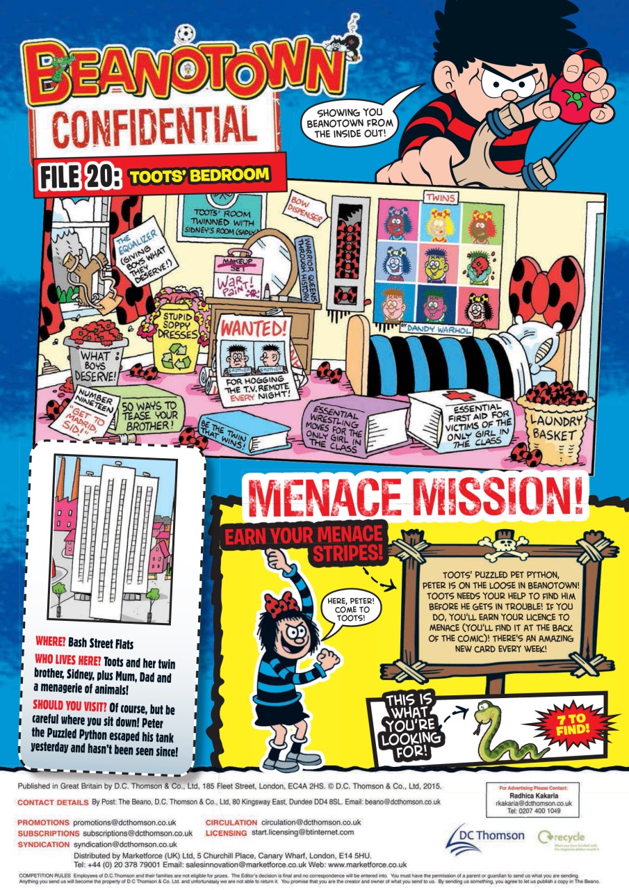 Beano Preview Pages