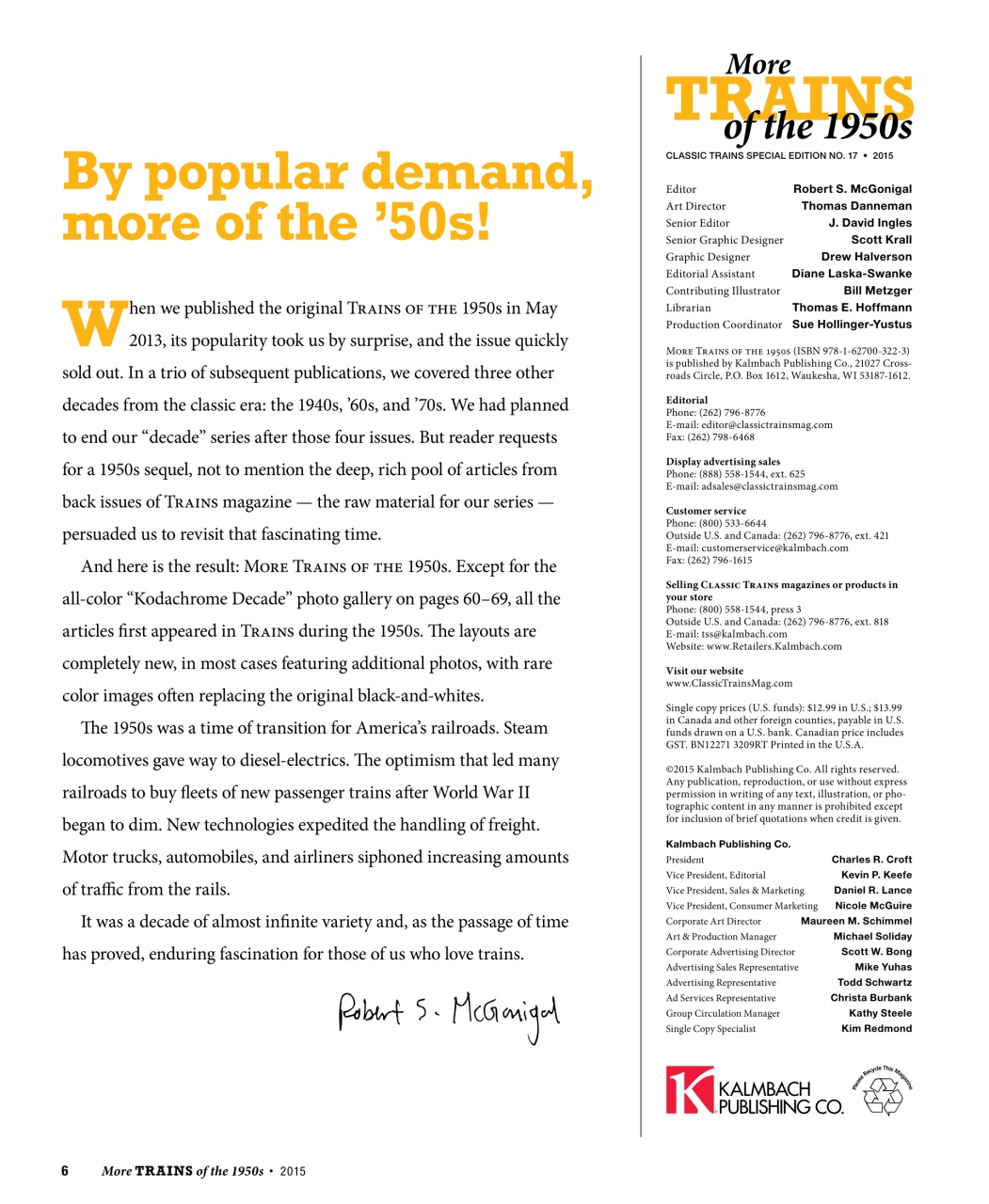 Classic Trains Preview Pages