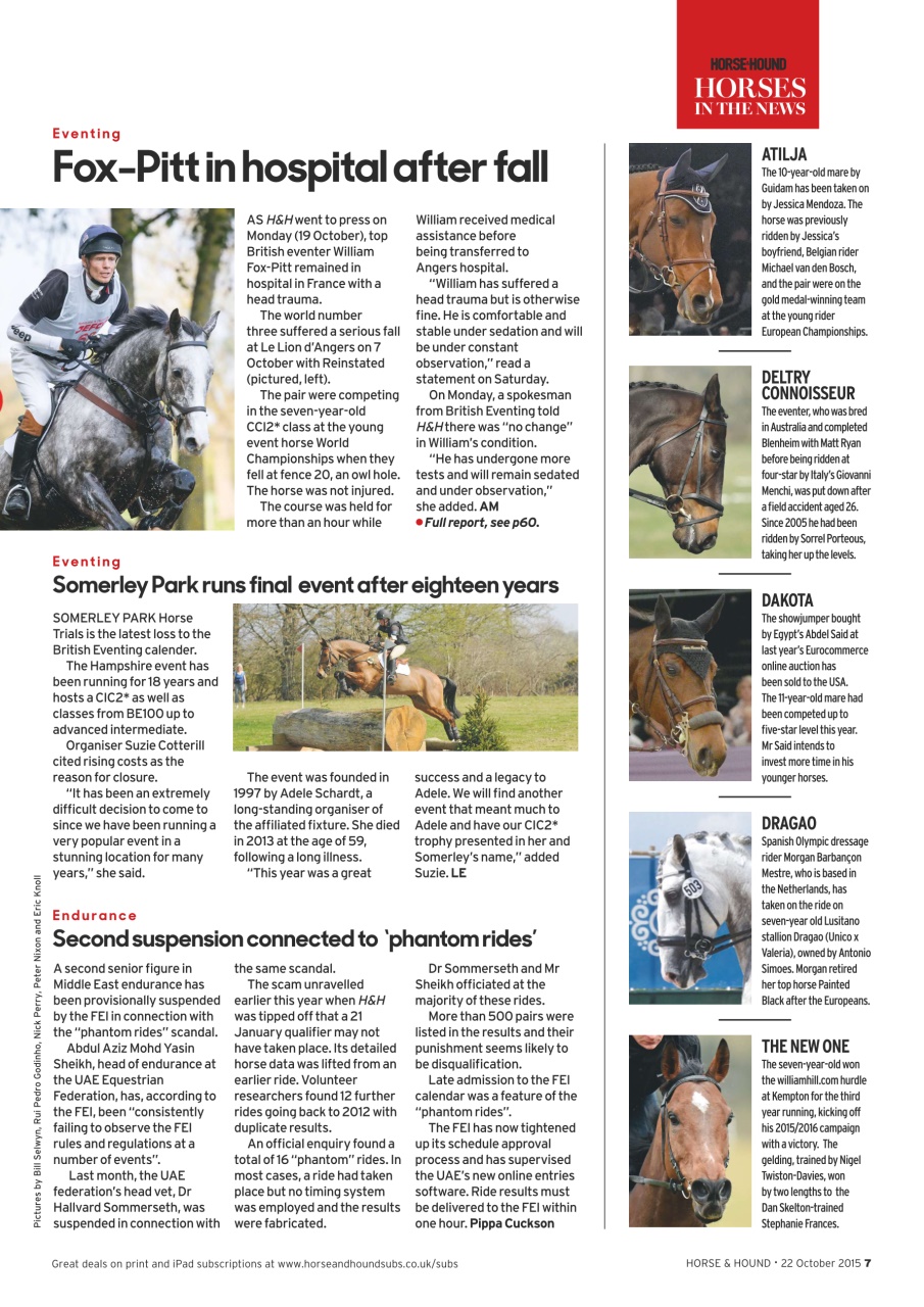 Horse & Hound Preview Pages
