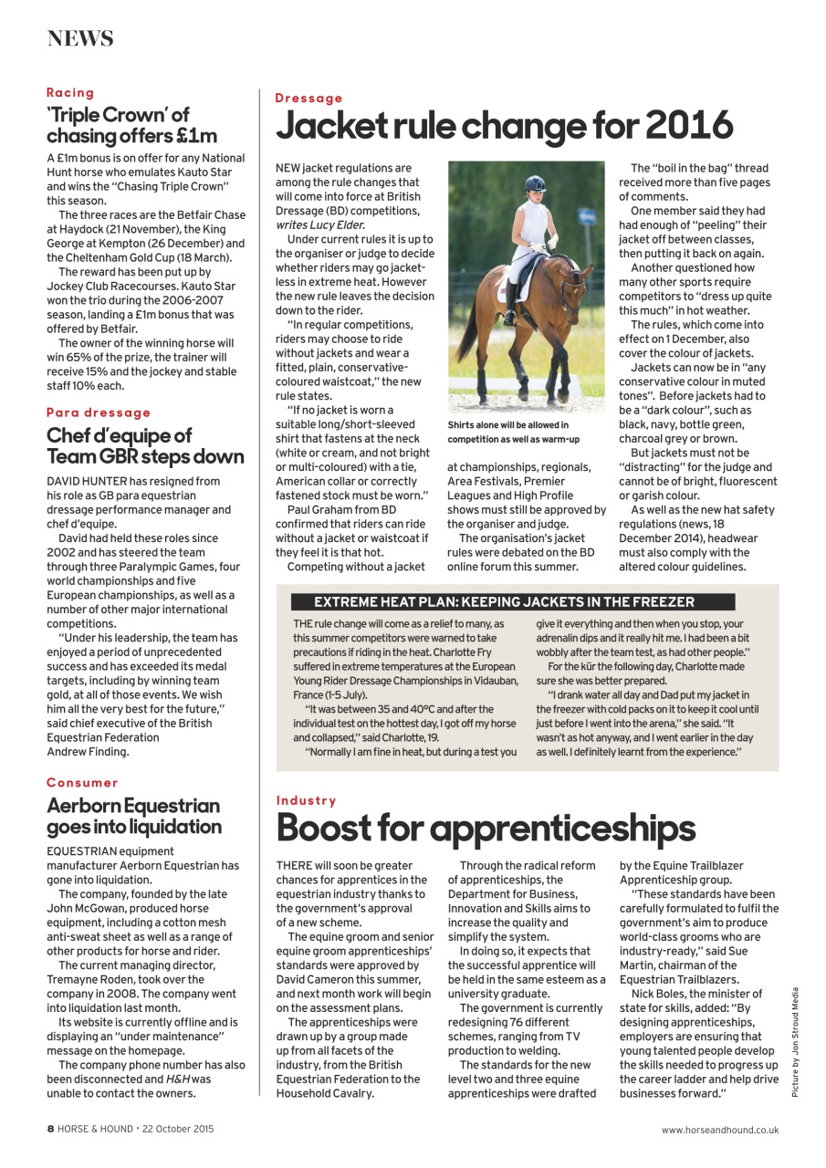 Horse & Hound Preview Pages