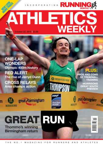 AW – Athletics Weekly Magazine issue 22 October 2015