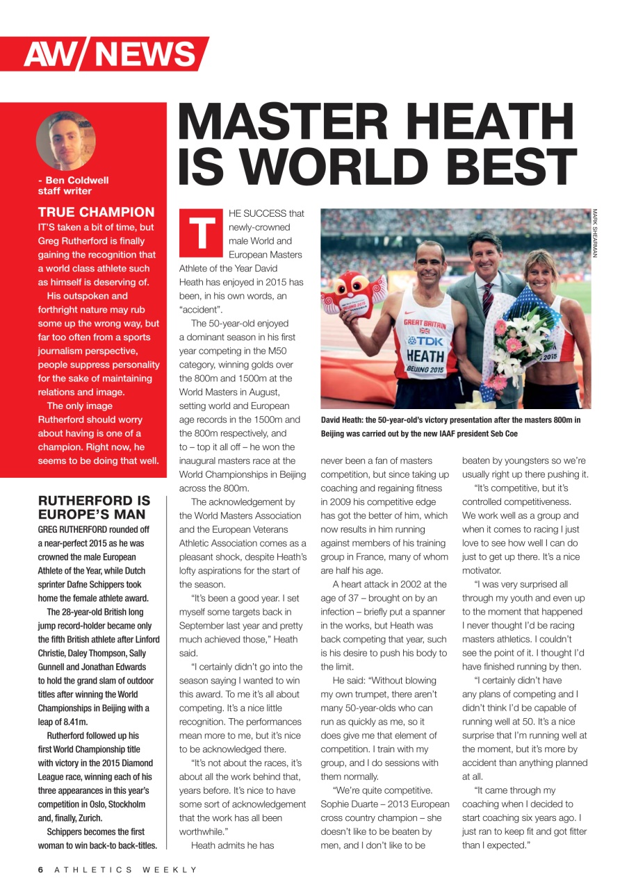 AW – Athletics Weekly Magazine Preview Pages