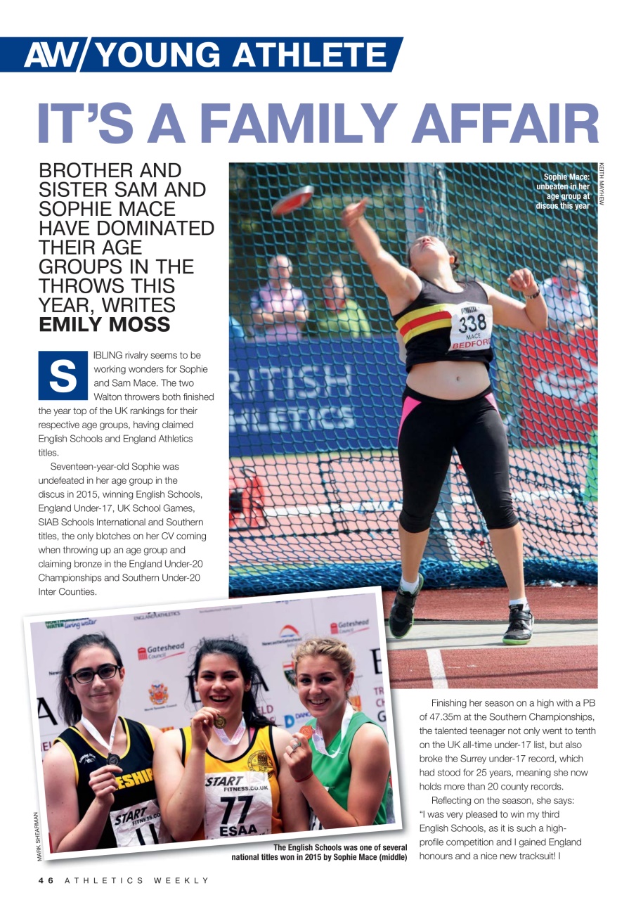 AW – Athletics Weekly Magazine Preview Pages