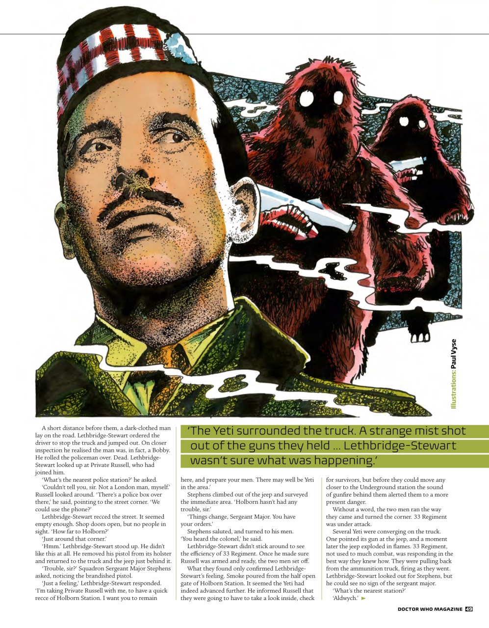 Doctor Who Magazine Preview Pages