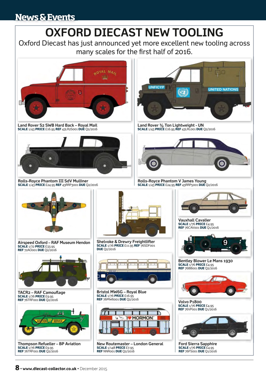 Diecast Collector Preview Pages