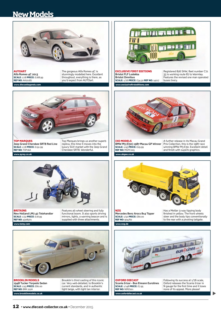 Diecast Collector Preview Pages