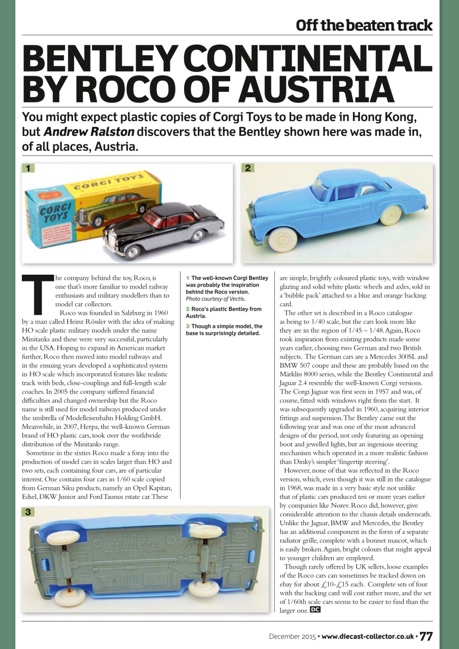 Diecast Collector Preview Pages
