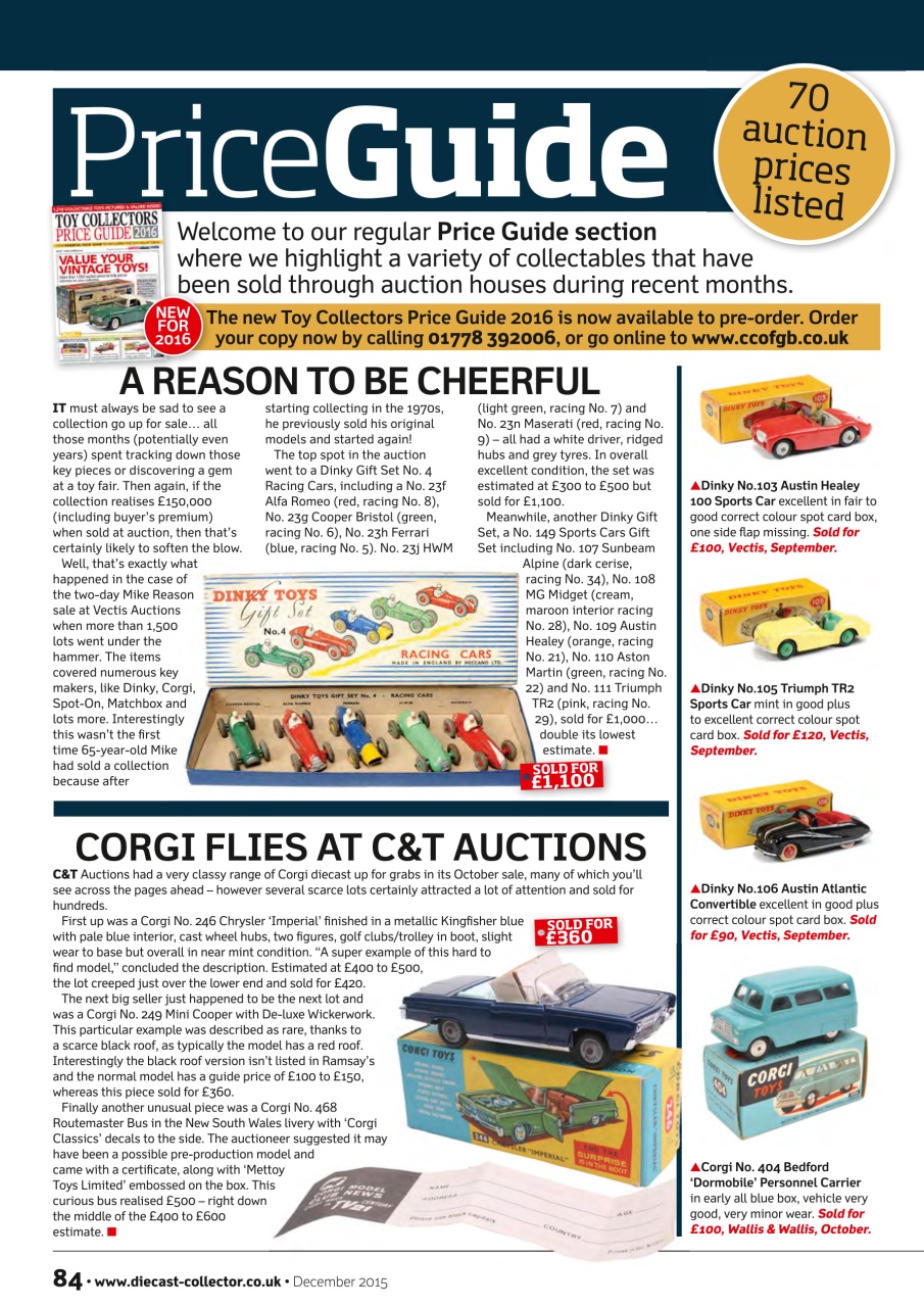 Diecast Collector Preview Pages