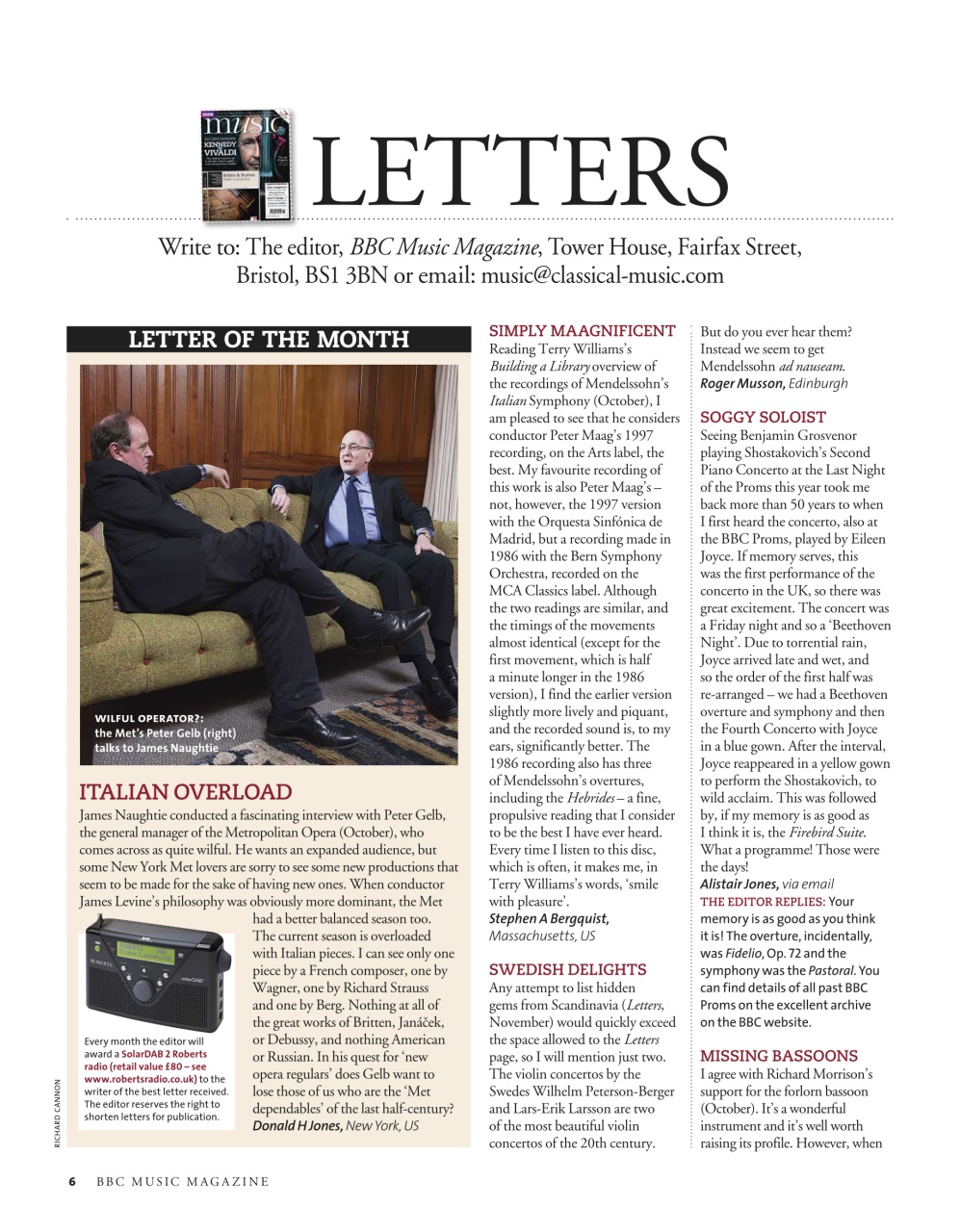 BBC Music Magazine Preview Pages