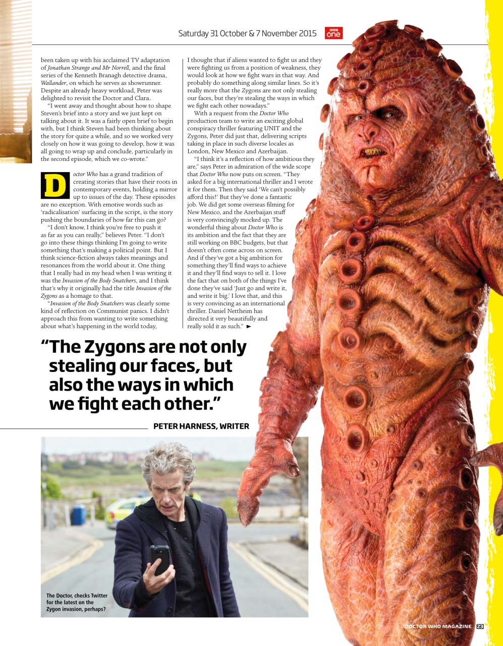 Doctor Who Magazine Preview Pages