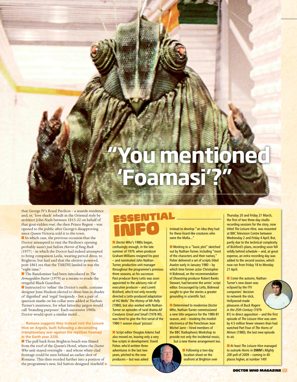 Doctor Who Magazine Preview Pages