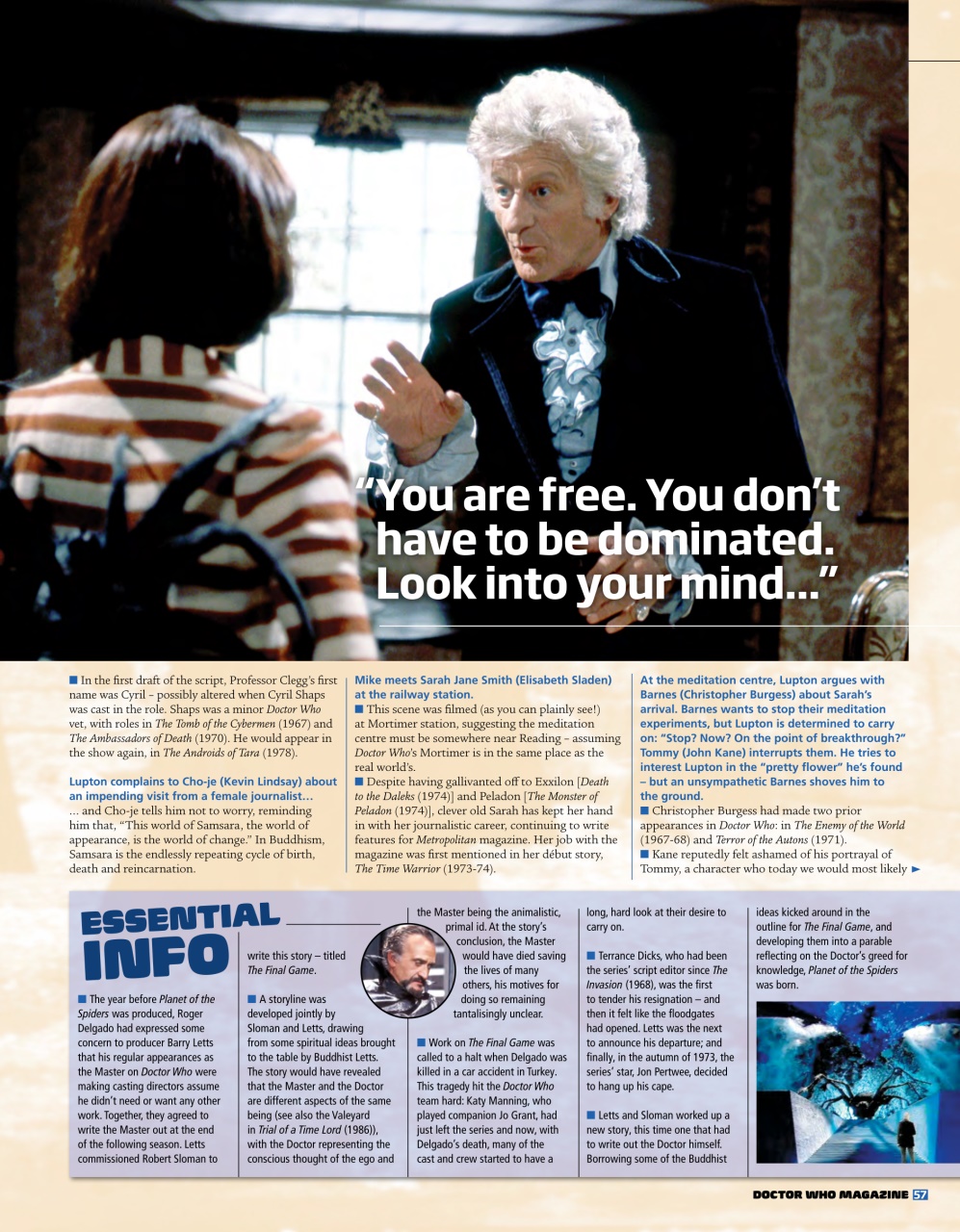 Doctor Who Magazine Preview Pages