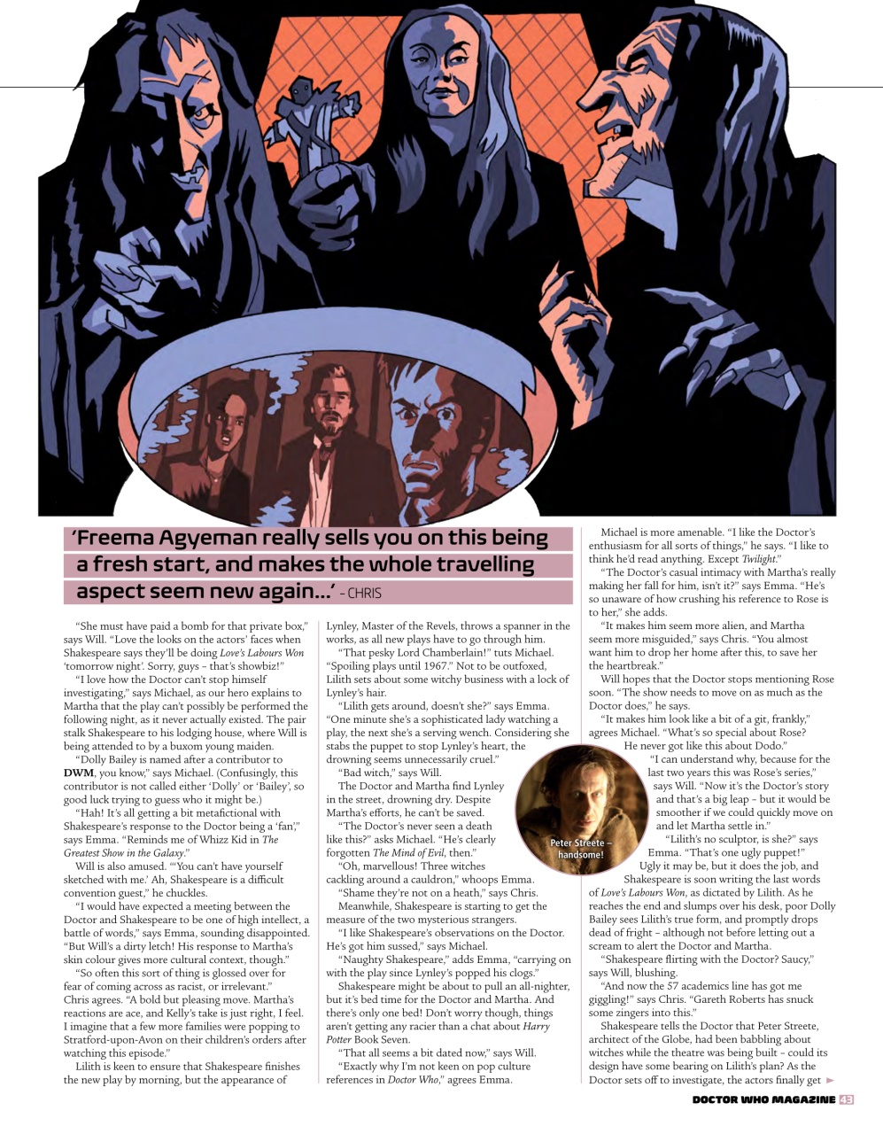 Doctor Who Magazine Preview Pages
