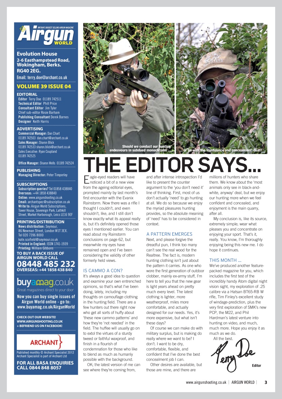 Airgun World Preview Pages