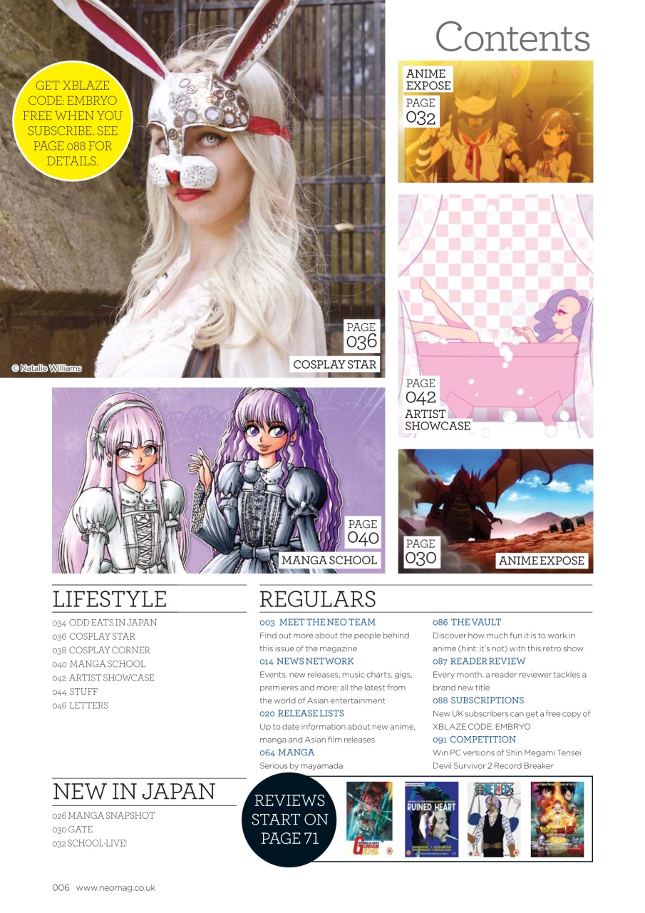 NEO Magazine Preview Pages