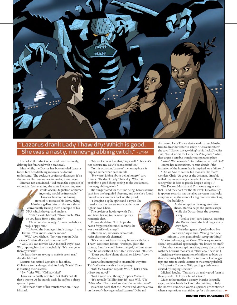 Doctor Who Magazine Preview Pages
