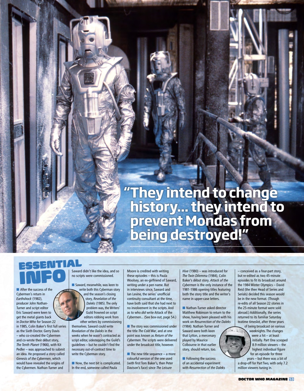 Doctor Who Magazine Preview Pages