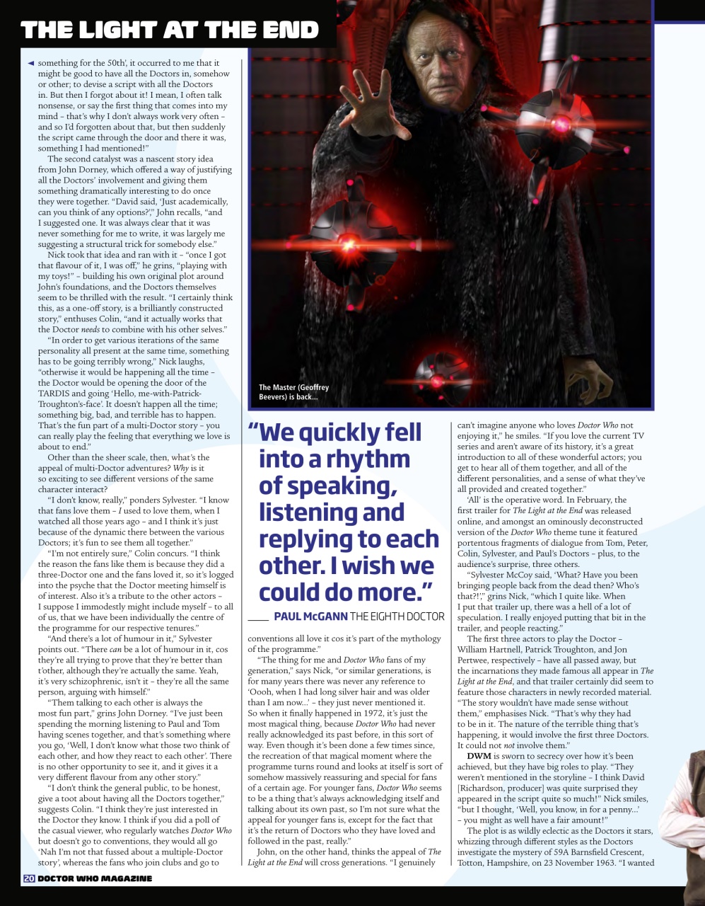 Doctor Who Magazine Preview Pages
