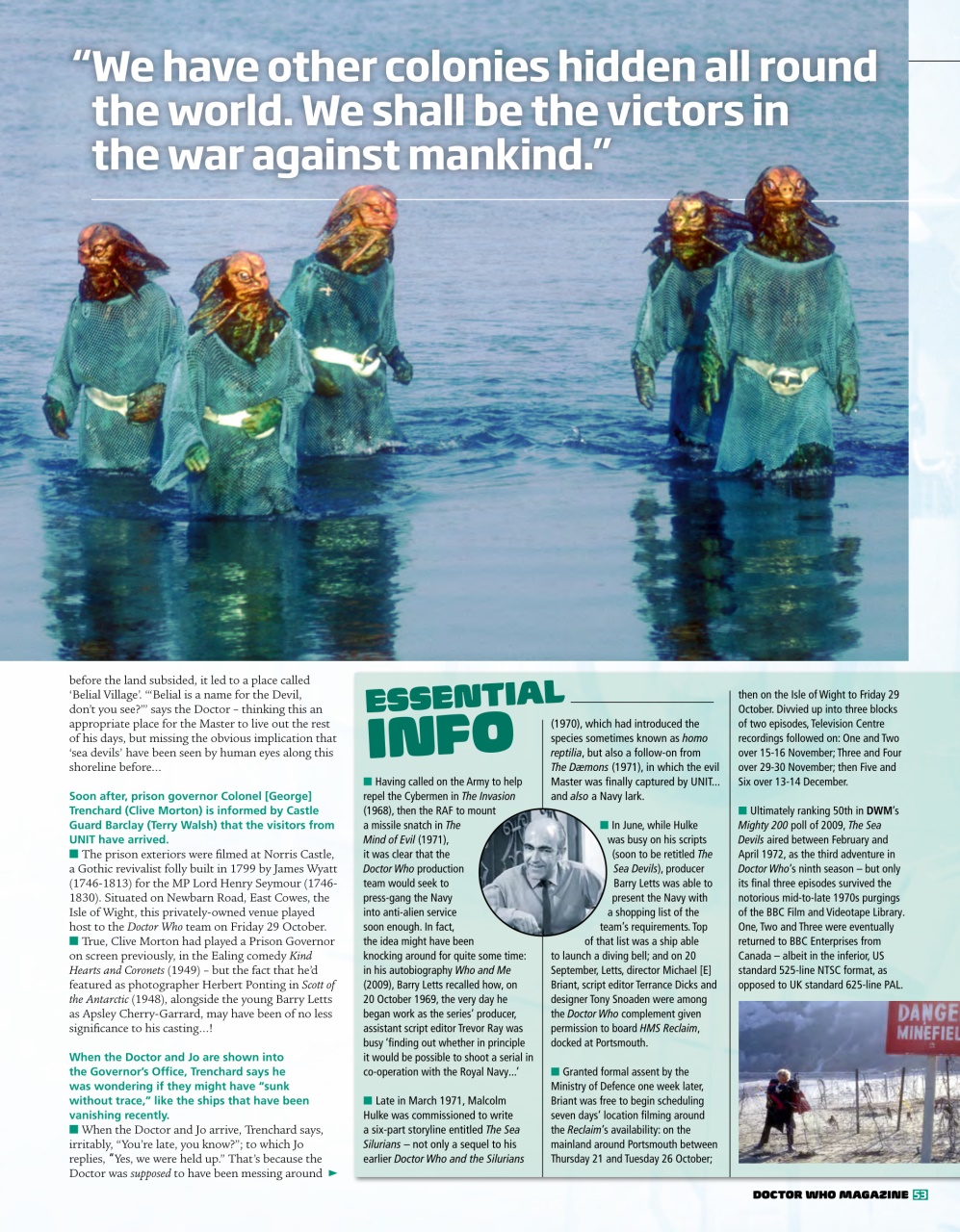 Doctor Who Magazine Preview Pages