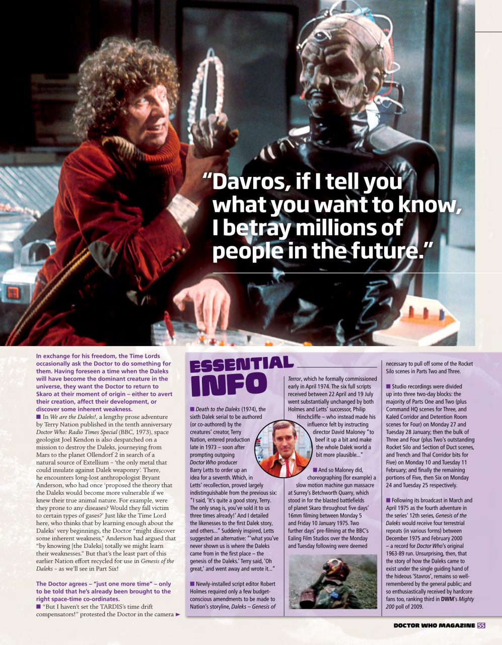 Doctor Who Magazine Preview Pages