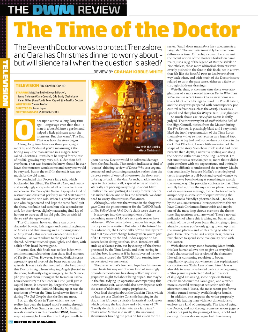 Doctor Who Magazine Preview Pages