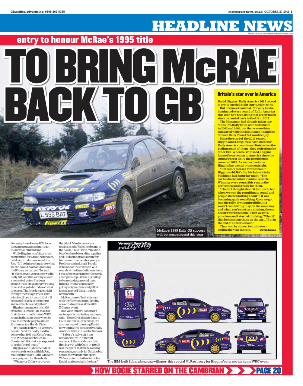 Motorsport News Preview Pages