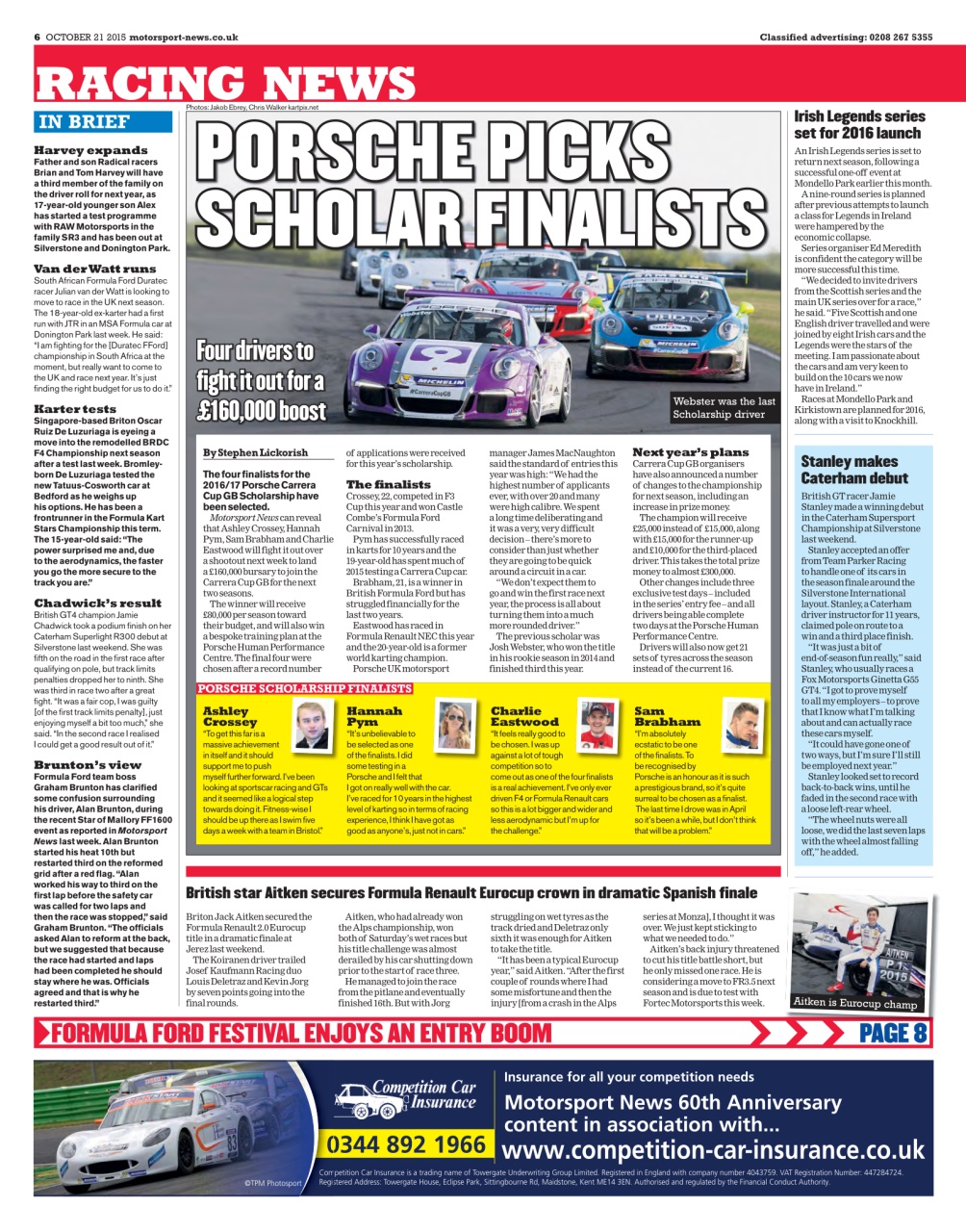 Motorsport News Preview Pages