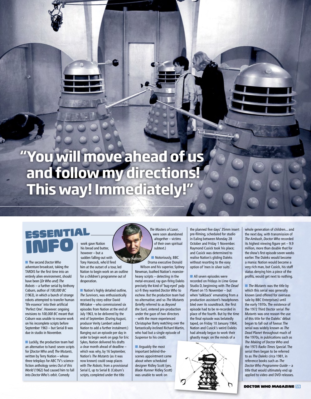 Doctor Who Magazine Preview Pages