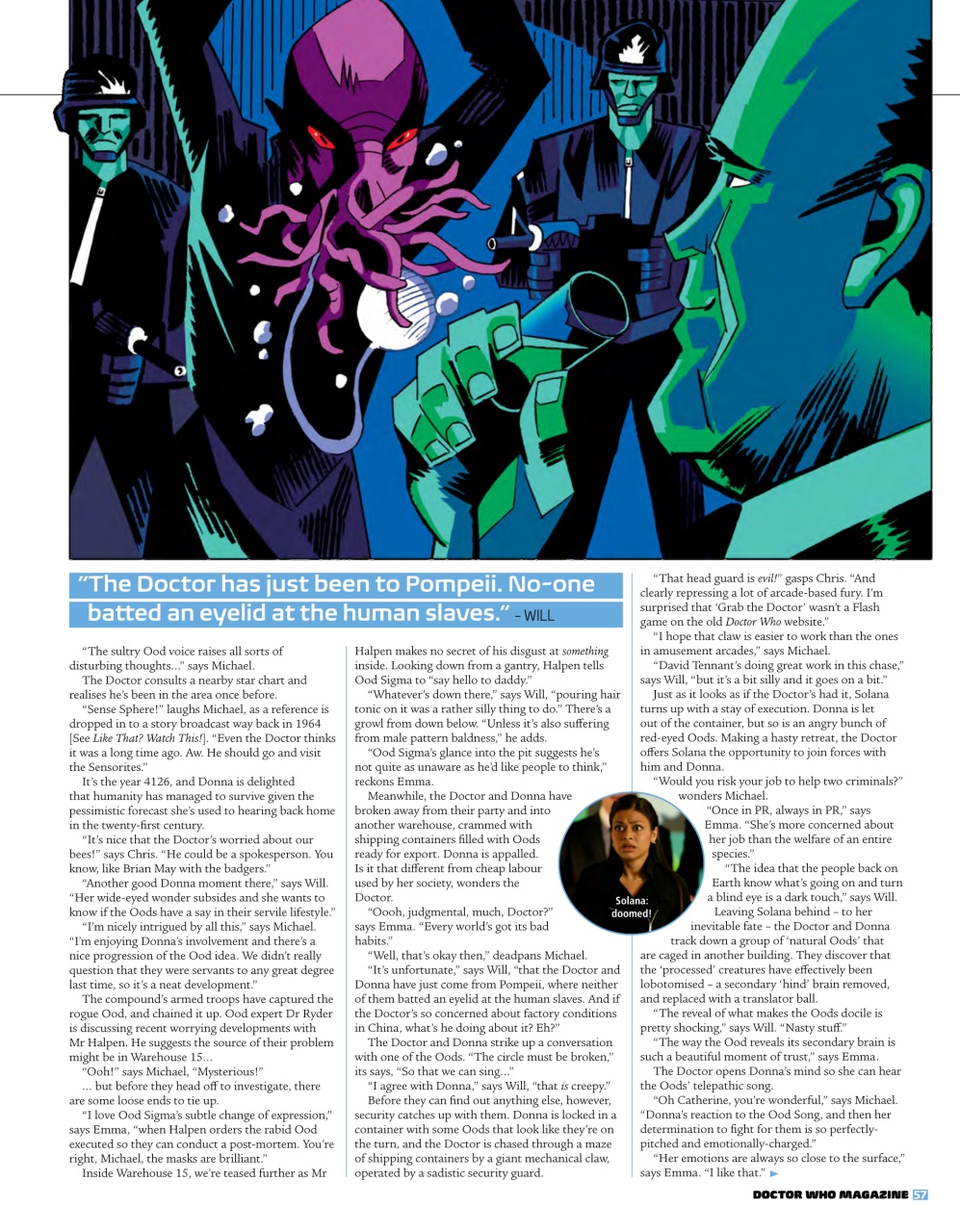 Doctor Who Magazine Preview Pages