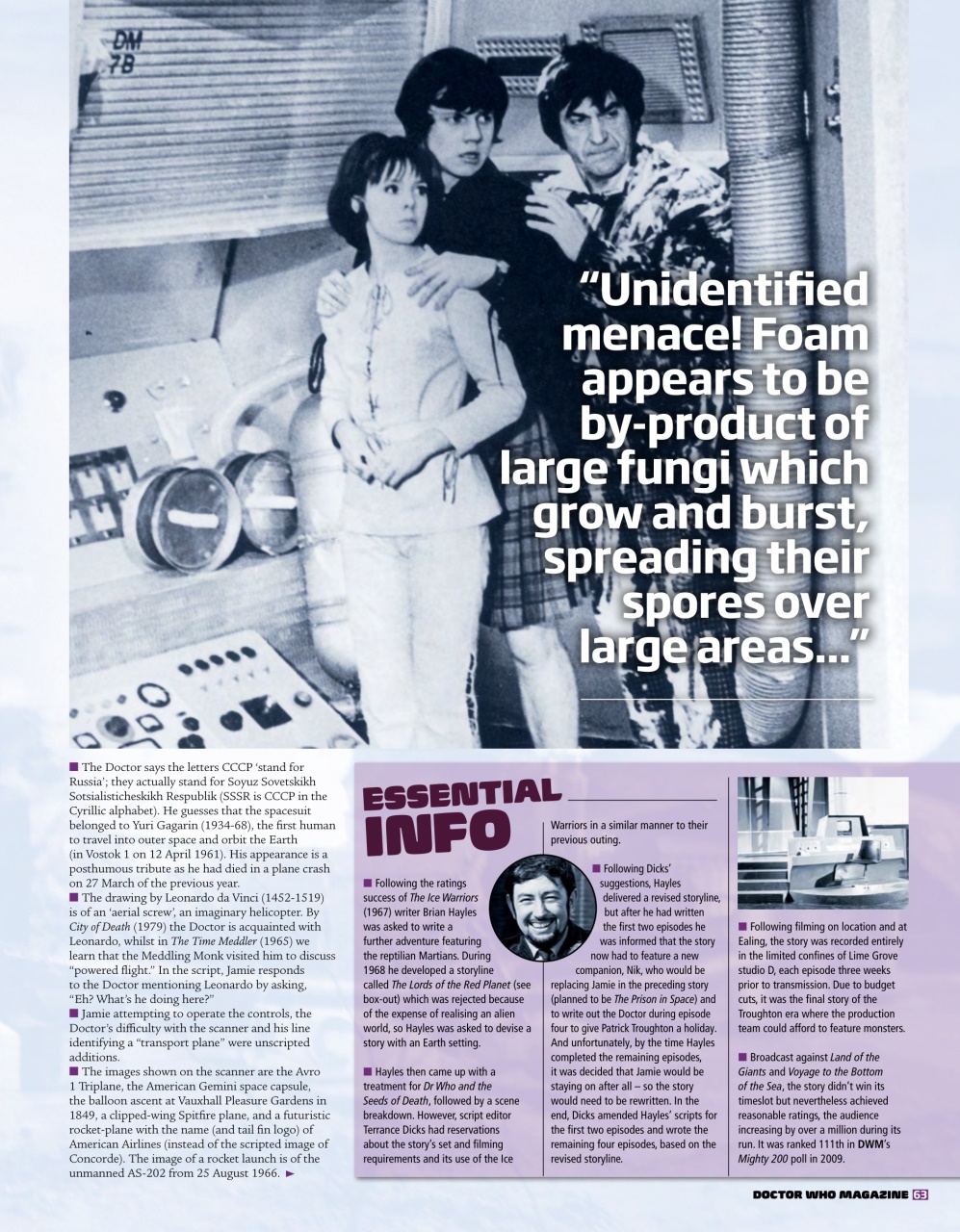 Doctor Who Magazine Preview Pages