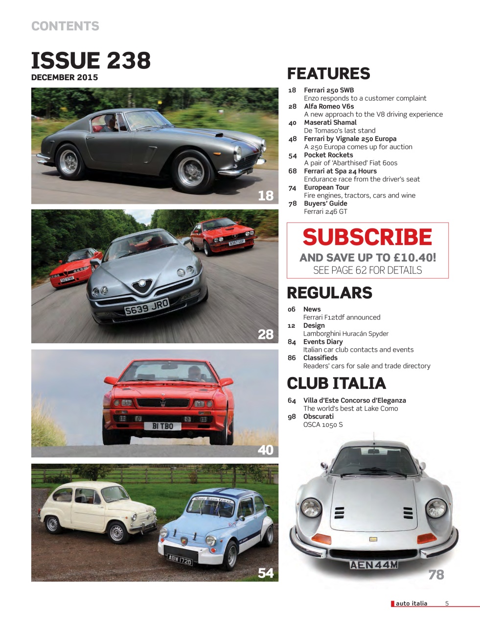 AutoItalia Magazine Preview Pages
