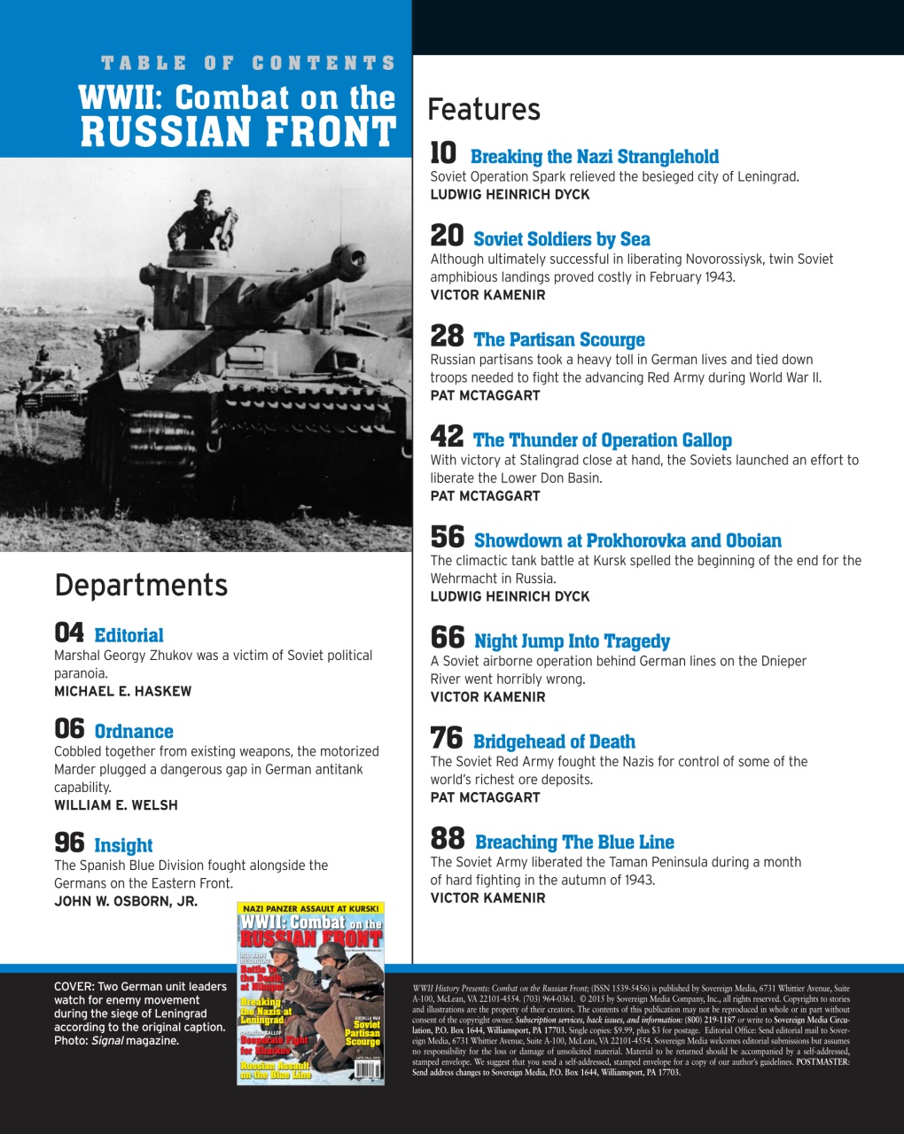 Military Heritage Preview Pages