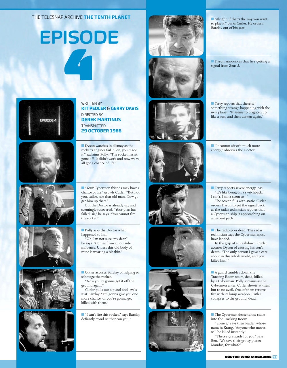 Doctor Who Magazine Preview Pages