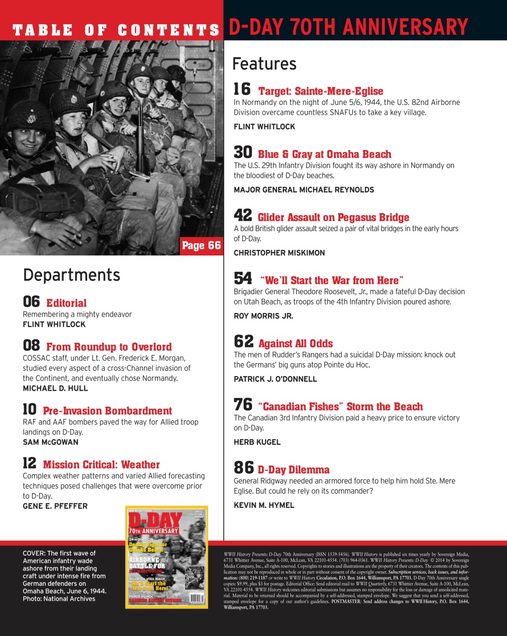 WWII Quarterly Preview Pages