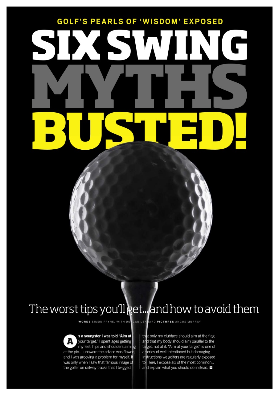 Today's Golfer Preview Pages