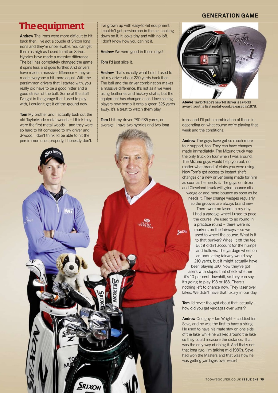 Today's Golfer Preview Pages