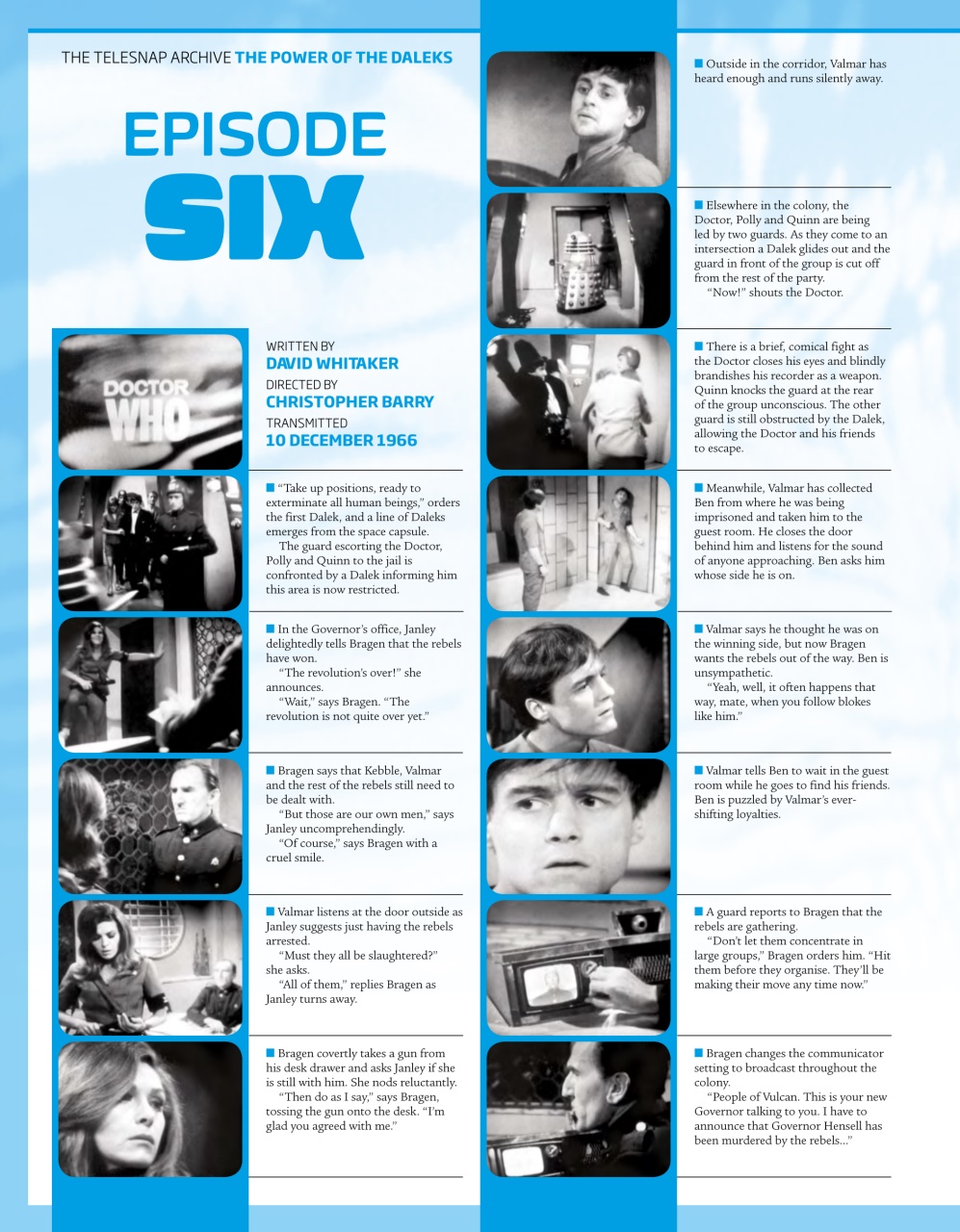 Doctor Who Magazine Preview Pages