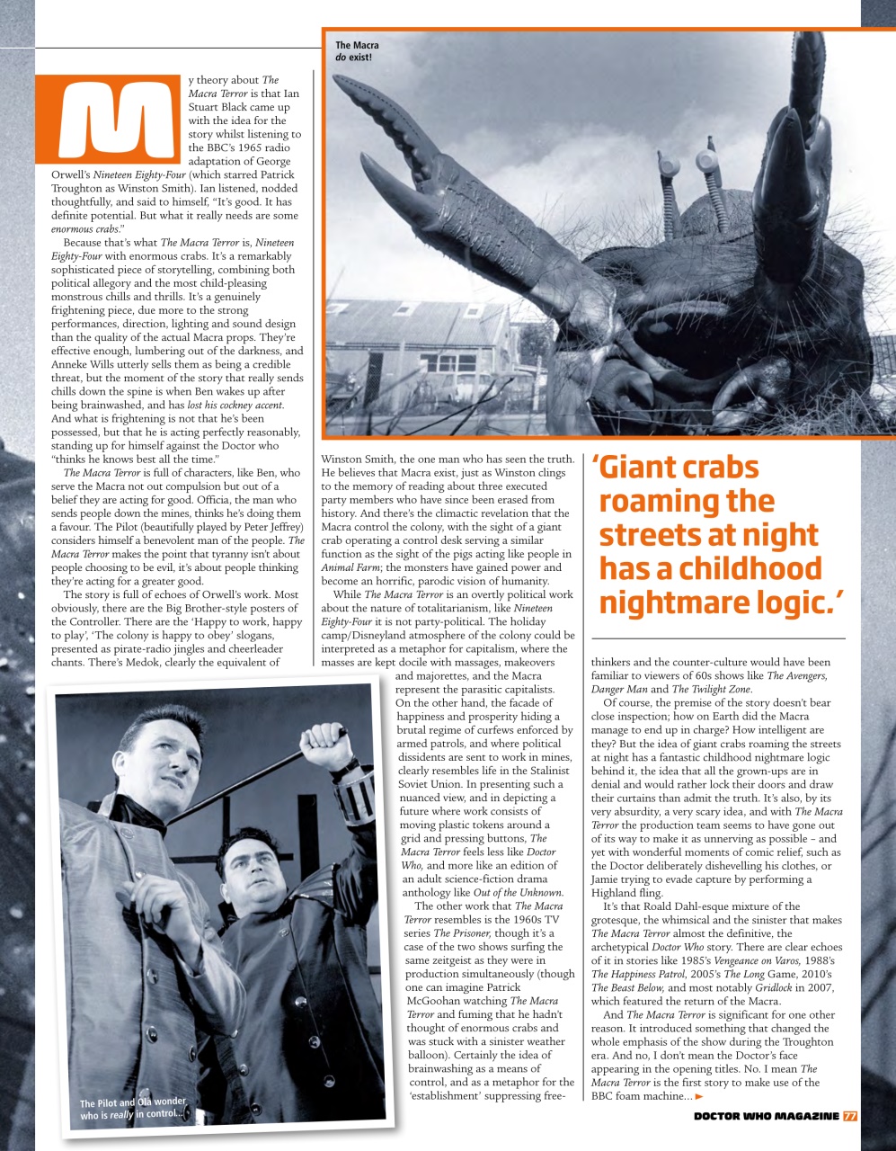 Doctor Who Magazine Preview Pages