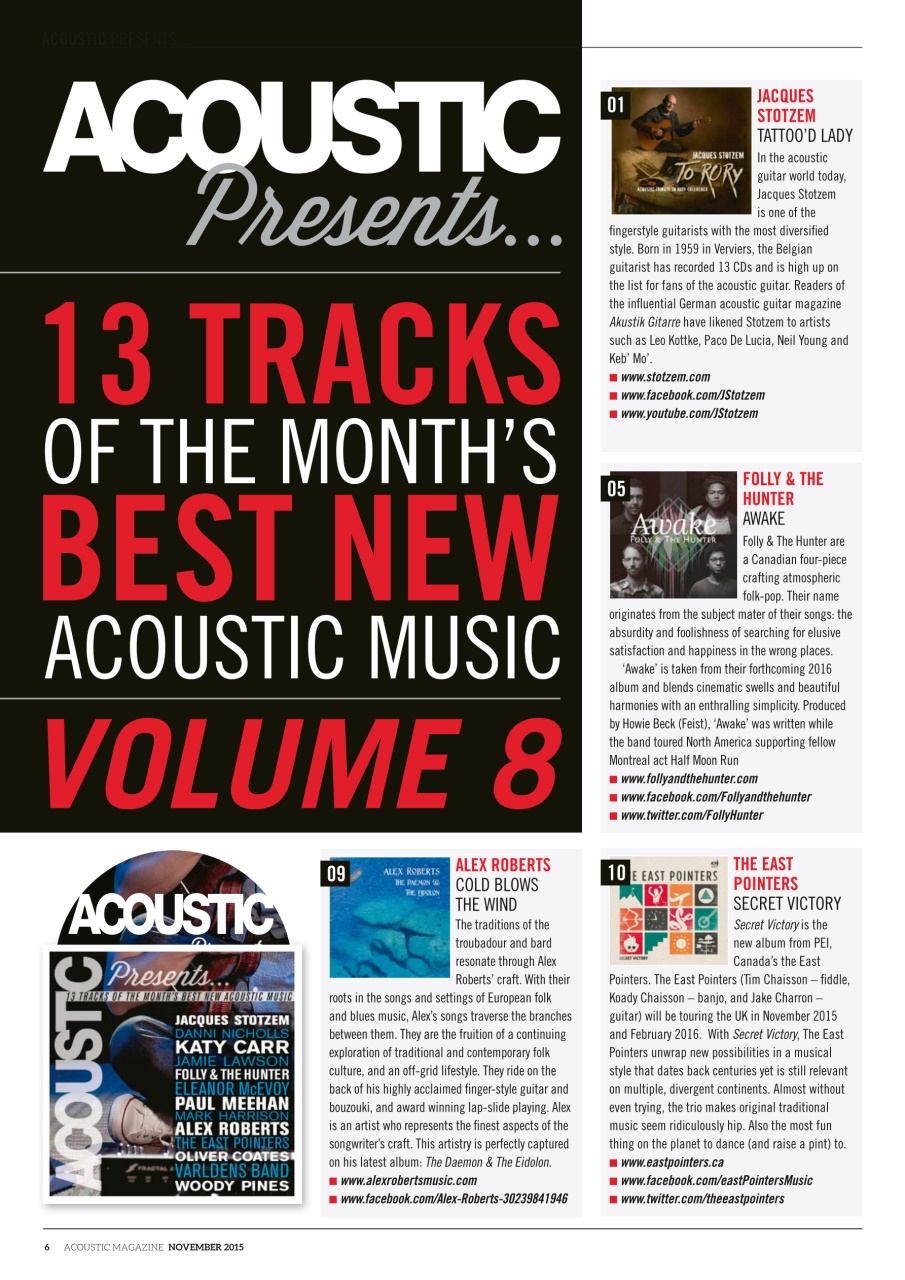 Acoustic Preview Pages